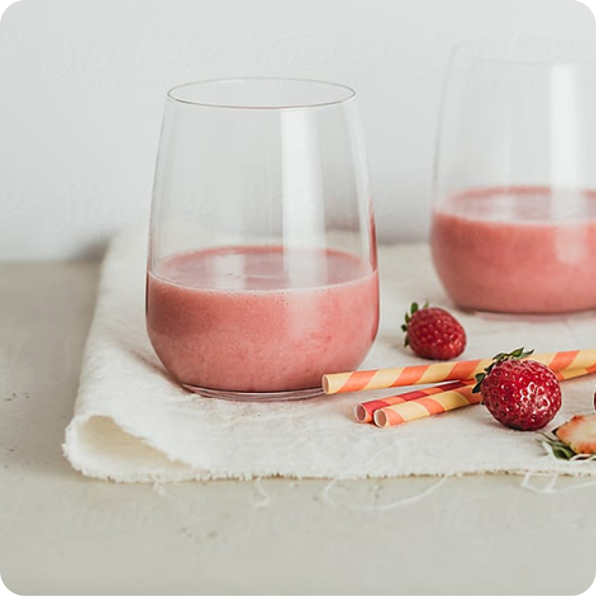 Creamy Strawberry Smoothie