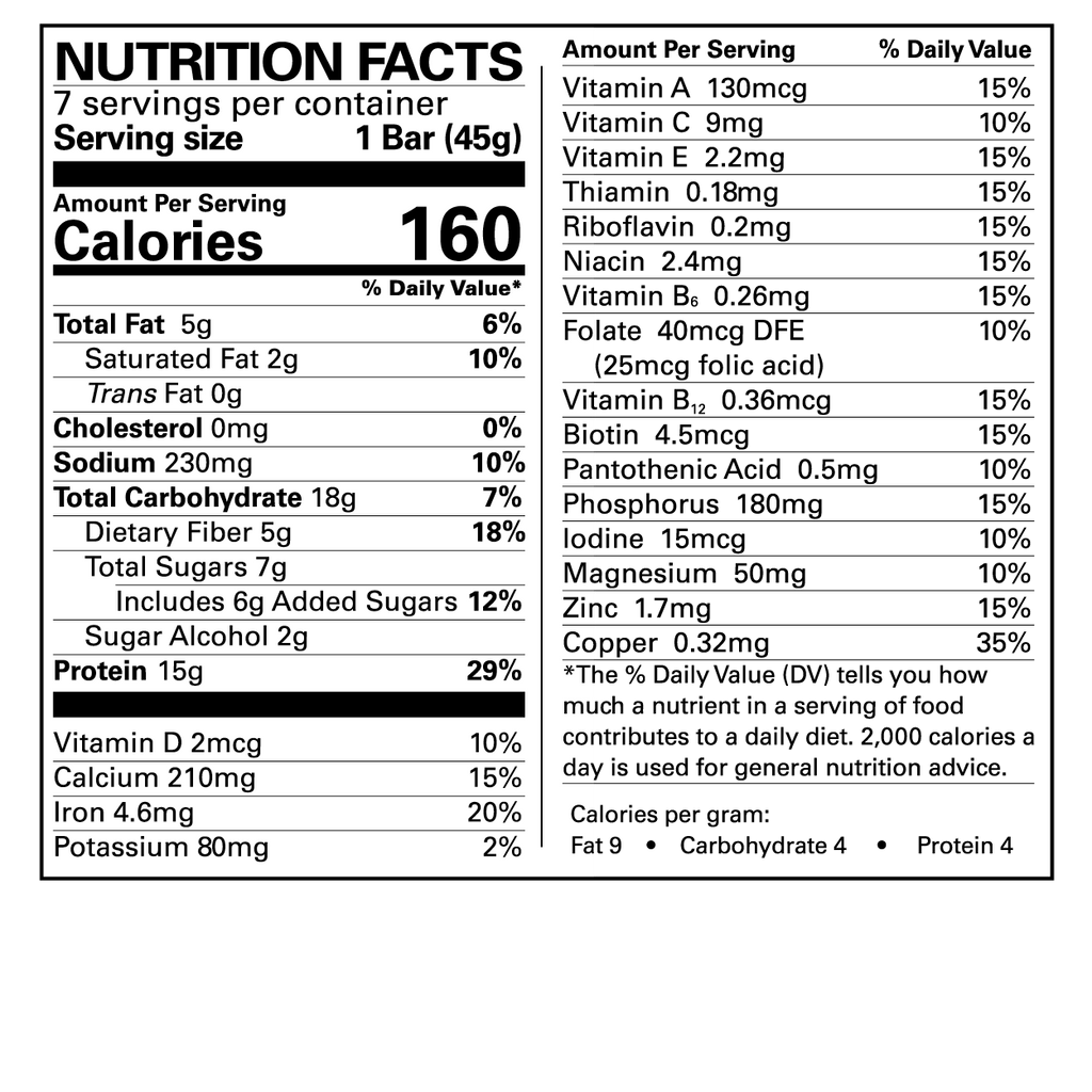 Peanut Butter Crunch Bar