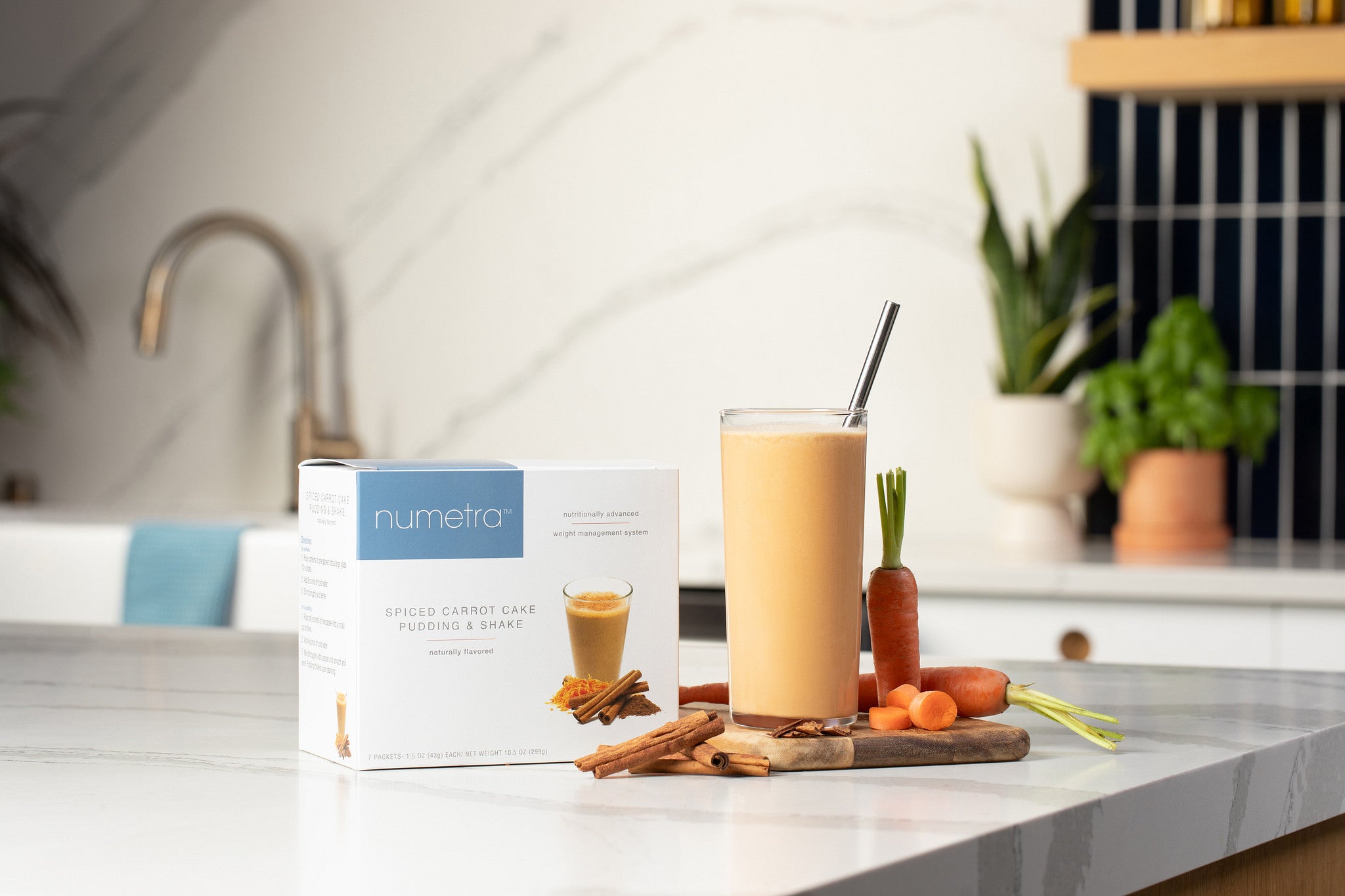 Carrot Cake Pudding & Shake