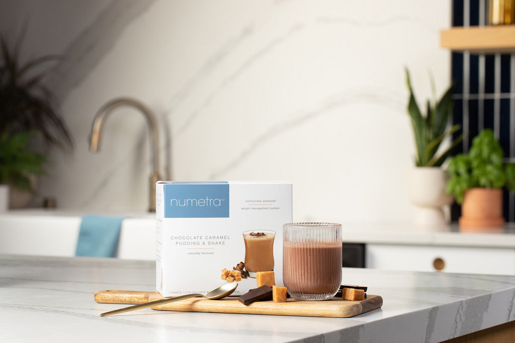 Chocolate Caramel Swirl Pudding & Shake