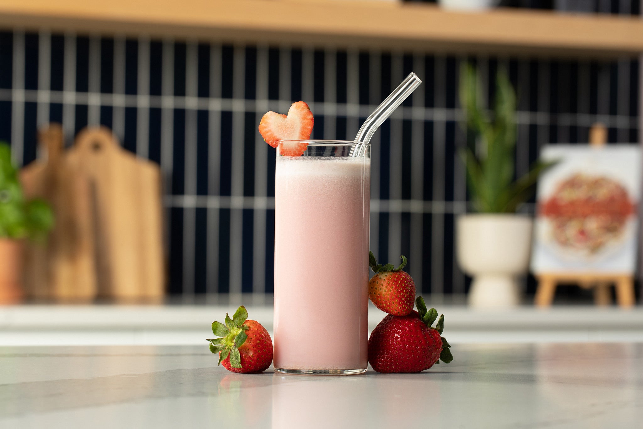 Creamy Strawberry Smoothie