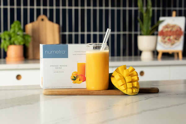 Bright Orange Mango Drink